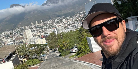 Actor Ben Robson was seen wearing black Tom Ford Fausto FT0711 01A sunglasses in South Africa, shared through his Instagram post in June 2023.