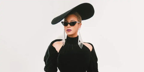 Beyoncé wearing Alain Mikli Le Matin A05036 001/87 to the 2018 Grammy Awards