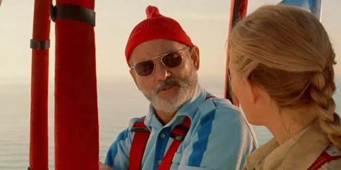 Bill Murray was seen wearing American Optical Original Pilot C2 BT CL GYG-P Silver Polarised sunglasses in The Life Aquatic with Steve Zissou