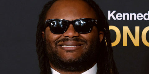 Singer-songwriter Blessing Offor of The Voice was seen wearing black Ray-Ban Meta Wayfarer Gen 2 RW4012 601/71 Smart Glasses at the Kennecy Center Honors 2025 in Washington DC.