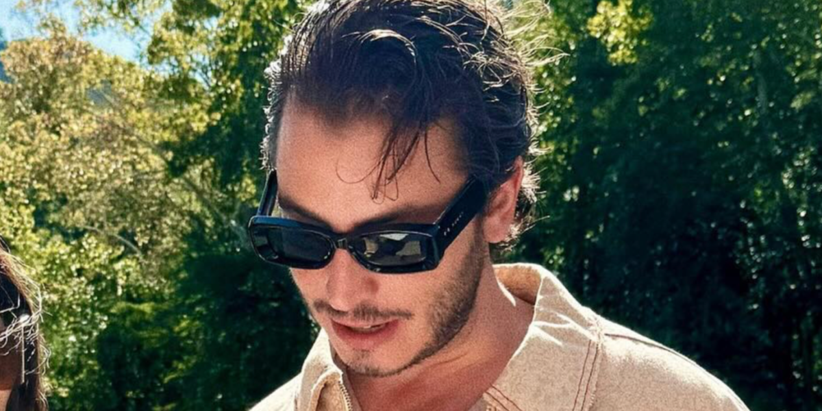 Turkish actor Boran Kuzum was seen wearing black Gucci GG1528S 001 sunglasses in Austin, Texas, shared through his Instagram post in October 2024.