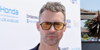 Celebrity stylist Brad Goreski was seen wearing black Garrett Leight Doc 2109 BIO BK/SFDES sunglasses with yellow lenses at A Day With Turning Point - Spring Into Action Gala Community Impact Luncheon in Los Angeles, April 2024