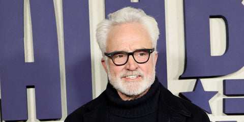 Bradley Whitford was seen wearing matte black Tom Ford TF5977-B 002 Blue Control optical glasses at the New York premiere of Netflix's "Death By Lightning" in November 2025.