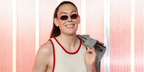 Basketball player Breanna Stewart was seen wearing shiny gold Miu Miu MU 54ZS ZVN08Z sunglasses at the AT&T WNBA All-Star Game 2025 in Indianapolis, Indiana, July 2025. Shop online now on Pretavoir