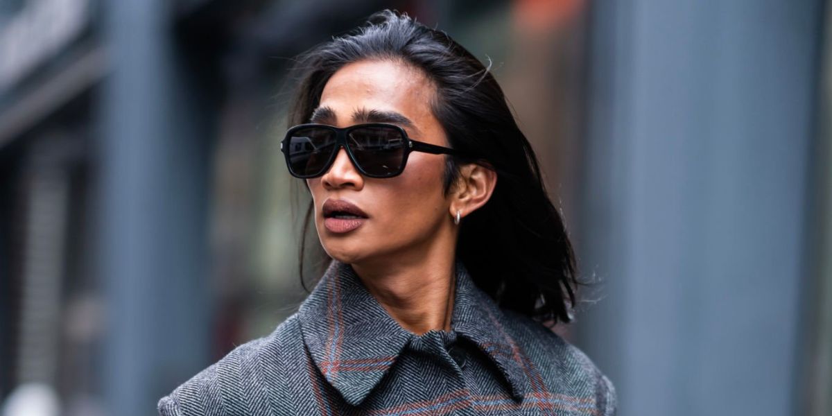 Beauty influencer Bretman Rock was seen wearing black Saint Laurent Sun SL 609 Carolyn 001 sunglasses in New York City, February 2024