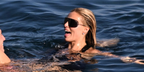 Brooks Nader was seen wearing black Gucci GG2276S 001 angular sunglasses in August 2026.