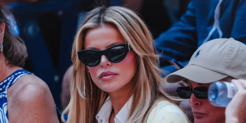 Brooks Nader was seen wearing black Saint Laurent Sun SL M94 001 sunglasses at the US Open 2025. Shop online now on Pretavoir