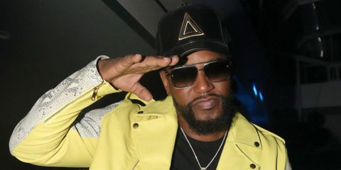 American rapper Cam'ron or Cameron Giles was seen wearing black iron Dita Mach Six DTS 121 06 sunglasses