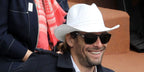 French competitive swimmer and medalist Camille Lacourt was seen wearing black Persol 0714 Folding 95/31 sunglasses at the 2017 French Open