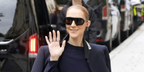 Celine Dion wore black Prada PR C05S 16K08Z sunglasses in Paris, October 2026