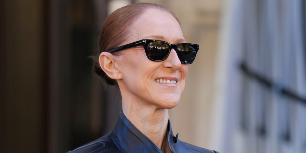 Celine Dion wore black Tom Ford Penn-02 TF1362 01A sunglasses with grey lenses in Paris, October 2026.