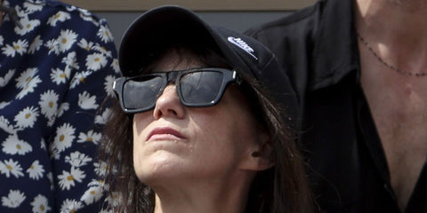 Charlotte Gainsbourg was seen wearing black Saint Laurent Sun SL 469 001 sunglasses at the 2023 French Open