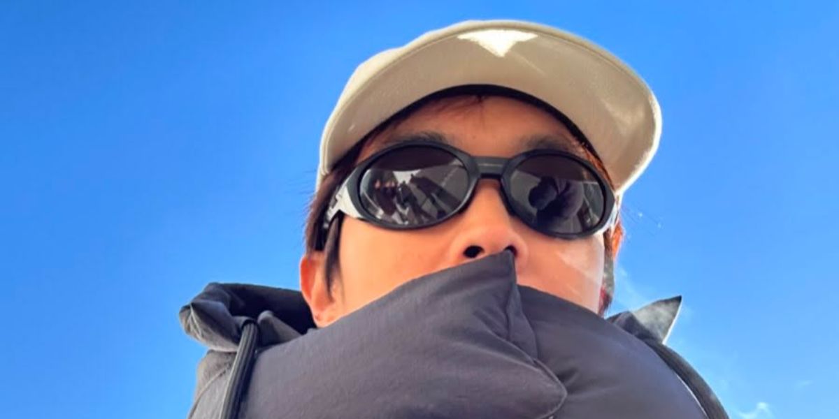 South Korean actor Choi Woo-shik was seen wearing black Oakley Eye Jacket Redux OO9438 01 Prizm sunglasses in his Instagram post, April 2024.