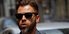 French singer-songwriter Christophe Mae was seen wearing the iconic Ray-Ban Wayfarer 2140 901 Black sunglasses. Shop online now on Pretavoir