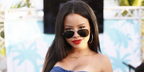 Cierra Ramirez was seen wearing the iconic Ray-Ban Aviator RB 3025 181 sunglasses at the Miami Swim Week 2016.