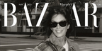 Cindy Crawford was seen wearing the iconic Ray-Ban Wayfarer 2140 901 Black sunglasses on the cover of Harper's Bazaar France, November 2025.