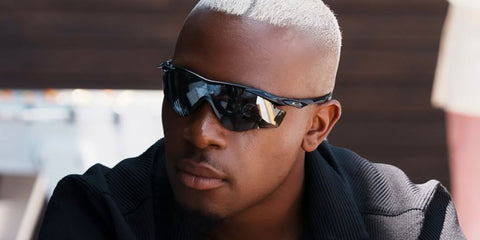 French footballer Claude DIelna was seen wearing black Oakley M2 Frame XL OO9343 01 sunglasses at the F1 Miami Grand Prix 2025, shared on Instagram. Shop online now on Pretavoir