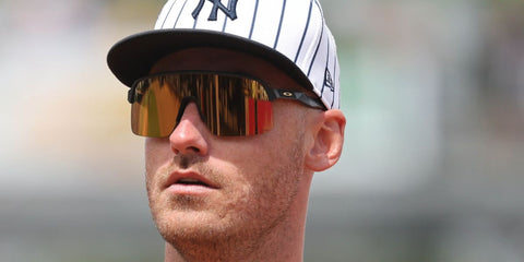 Professional baseball player Cody Bellinger was seen wearing black Oakley Sutro Lite OO9463 13 sunglasses with 24k Prizm lenses. Shop online now on Pretavoir