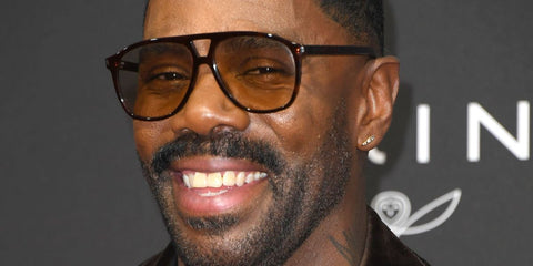 Colman Domingo was seen wearing tortoiseshell Saint Laurent Sun SL 596 Dune 003 sunglasses at the Palm Springs International Film Festival Film Festival Awards 2026.