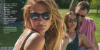 French model Constance Jabnlonski was seen wearing the iconic Ray-Ban Wayfarer 2140 901 Black sunglasses in ELLE France July 2019