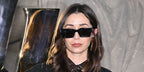 Cristin Milioti was seen wearing blavk Saint Laurent SL 572 001 sunglasses at the Saint Laurent Spring/Summer 2026 fashion show during Paris Fashion Week. Shop online now on Pretavoir