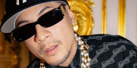 American-Thai rapper DABOYWAY was seen wearing black Balenciaga BB0096S 001 sunglasses.