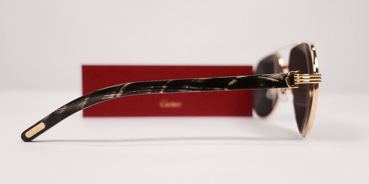 Cartier Buffalo Horn Sunglasses