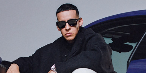 Daddy Yankee was seen wearing black Burberry Eldon BE4349 3001/87 sunglasses in a Rolling Stone magazine feature, February 2022.