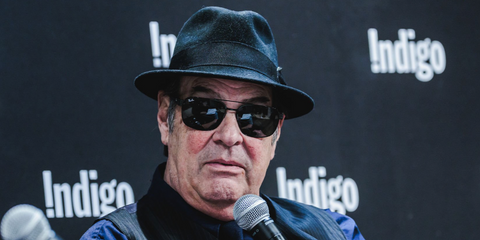 Actor Dan Aykroyd was seen wearing black Ray-Ban RB 3751 002/31 sunglasses at "The Blues Brothers: The Escape of Joliet Jake" In Conversation in Toronto, December 2025.
