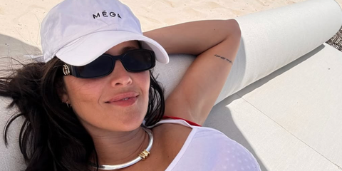 Celebrity stylist Dani Michelle was seen wearing black Gucci GG1661S 001 sunglasses in her Instagram post, May 2025. Shop online now on Pretavoir