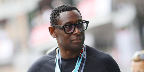 Actor David Harewood was seen wearing black Dita Mastix DTX712 01 optical glasses at the Monaco E-Prix 2025. Shop online now on Pretavoir