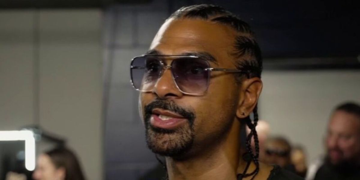 Former professional boxer David Haye was seen wearing Dita Mach Six DTS121 01 Yellow Gold and Black Rhodium sunglasses in an interview with Sky Sports