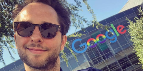 Derek Blasberg is seen wearing tortoiseshell Saint Laurent Sun SL 28 025 round sunglasses in his Instagram post