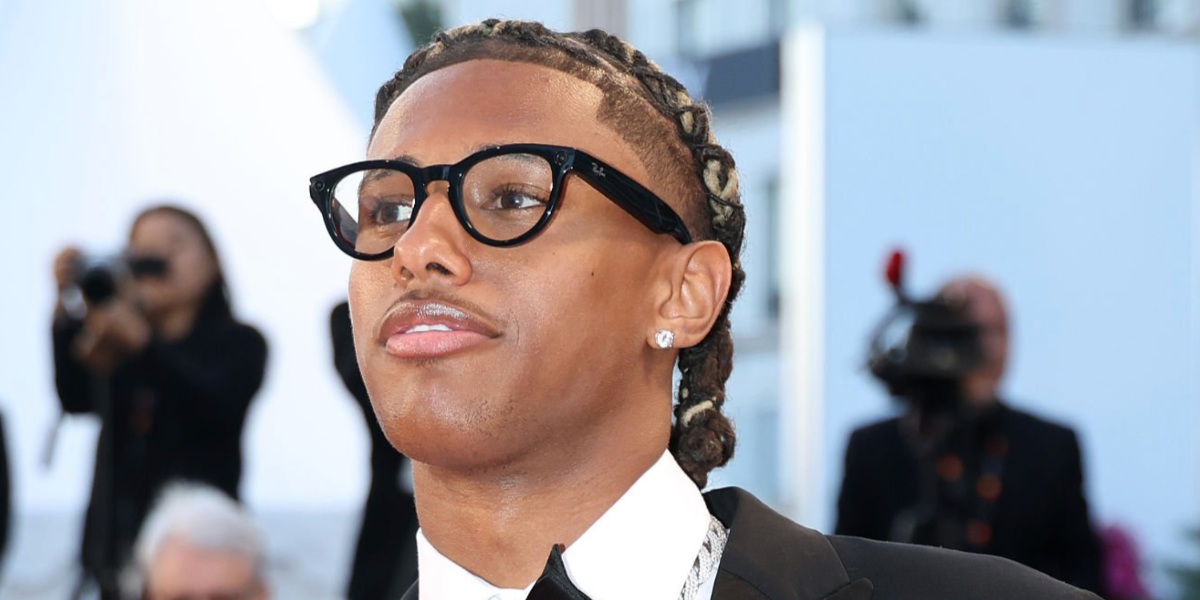French basketball player Diamant Blazi was seen wearing black Ray-Ban Meta Headliner Gen 2 RW4013 601S/SB Smart Glasses at the Cannes Film Festival 2026.