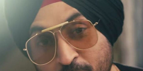 Diljit Dosanjh wears Tom Ford Connor-02 TF557 28Y aviator sunglasses in a social media post