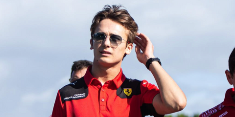 Swedish-Bosnian Formula racing driver Dino Beganovic was seen wearing silver Ray-Ban Hexagonal RB 3548N 003/3M sunglasses in his Instagram post.