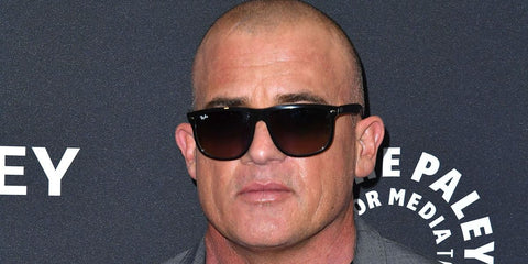 Prison Break actor Dominic Purcell was seen wearing black Ray-Ban Boyfriend RB 4147 6095/85 sunglasses with brown gradient lenses in Beverly Hills, March 2017. Shop online now on Pretavoir