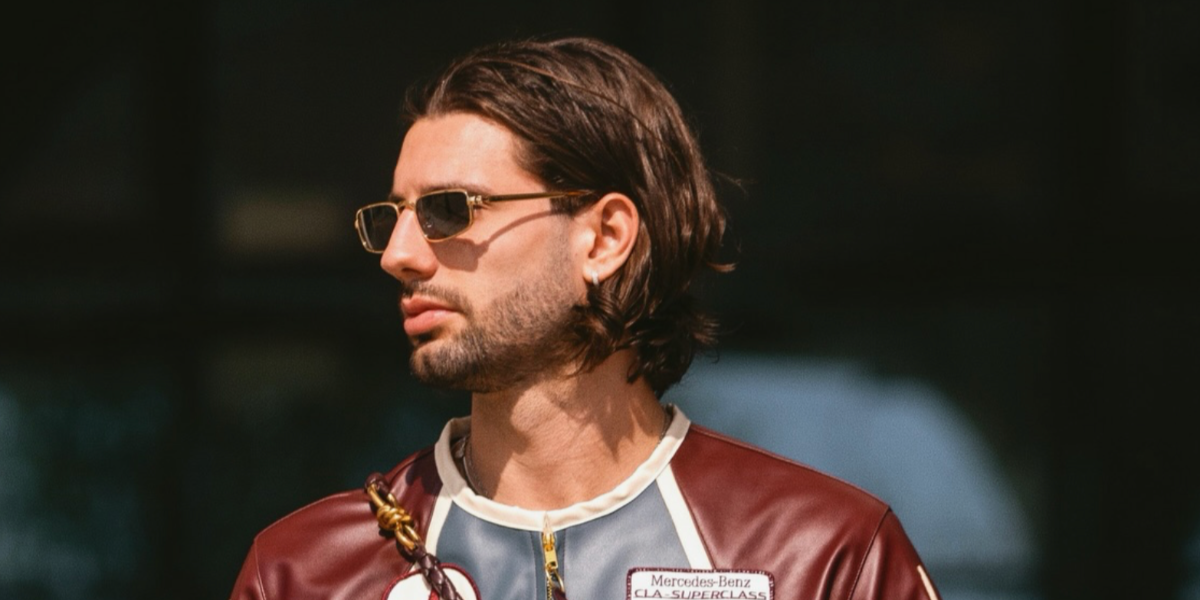 Hungarian footballer Dominik Szoboszlai was seen wearing gold Ray-Ban x ASAP Rocky Metal RB 3927 001/31 sunglasses in his Instagram post, March 2026.