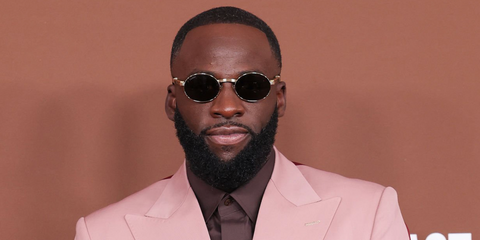 Basketball player Draymond Green was seen wearing gold and brown Cartier CT0464S 006 oval sunglasses at Netflix Is A Joke Festival Presents: The Roast of Kevin Hart in Inglewood, California, May 2026.