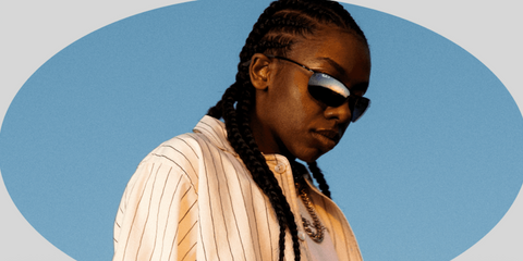 Sudanese-American actor Dua Saleh was seen wearing black Ray-Ban 3183 002/81 Polarised sunglasses in a Sunglasses Hut x Hypebeast Curated Selection campaign. Shop online now on Pretavoir