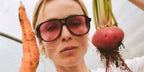 Model Edie Campbell was seen wearing Cutler and Gross Sun 9782 01 Black on Pink aviator sunglasses in a HTSI Magazine feature, September 2025.