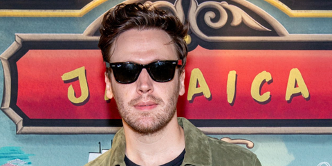 Actor Erich Bergen was seen wearing tortoiseshell Ray-Ban Wayfarer 2140 902 sunglasses at the celebration of “Jamaica Vibes” publication by Assouline in New York City, September 2023.