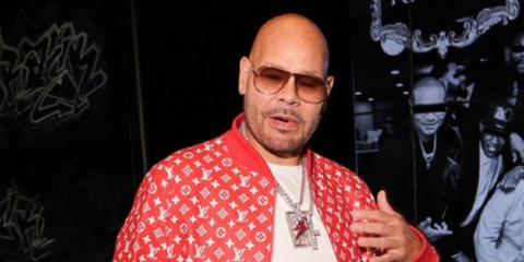 Fat Joe was seen wearing Miu Miu MU A56S 5AK90L sunglasses with brown gradient lenses while celebrating the release of his new album, "ORGANIZED RHYME", at Roc Nation headquarters in New York City, August 2026.