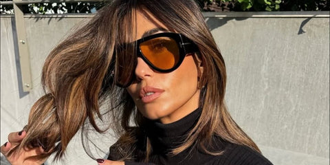 Italian television personality and show girl Federica Nargi was seen wearing black Tom Ford Bronson TF1044 01E sunglasses in a social media post.