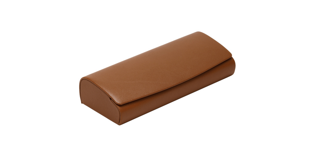 Fedon OTELLO Leather Light Brown Hard Case