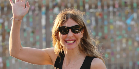 Italian journalist and television presenter Francesca Fagnani was seen wearing black Dolce&Gabbana DG4509 501/87 sunglasses at the Dolce & Gabbana Alta Moda presentation in Rome, July 2025. Shop online now on Pretavoir