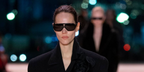 Danish model Freja Beha Erichsen was seen modeling black Saint Laurent Sun SL 569 Y 001 aviator sunglasses at the Saint Laurent Fall/Winter 2022 fashion show during Paris Fashion Week. Shop online now on Pretavoir