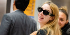 GK Barry was seen wearing black Gucci GG1421S 001 cat eye sunglasses in Australia, November 2024