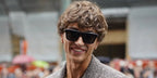 Gavin Casalegno was seen wearing black Dolce&Gabbana DG4521 501/1 sunglasses at the Dolce & Gabbana Spring/Summer 2026 fashion show during Milan Fashion Week.