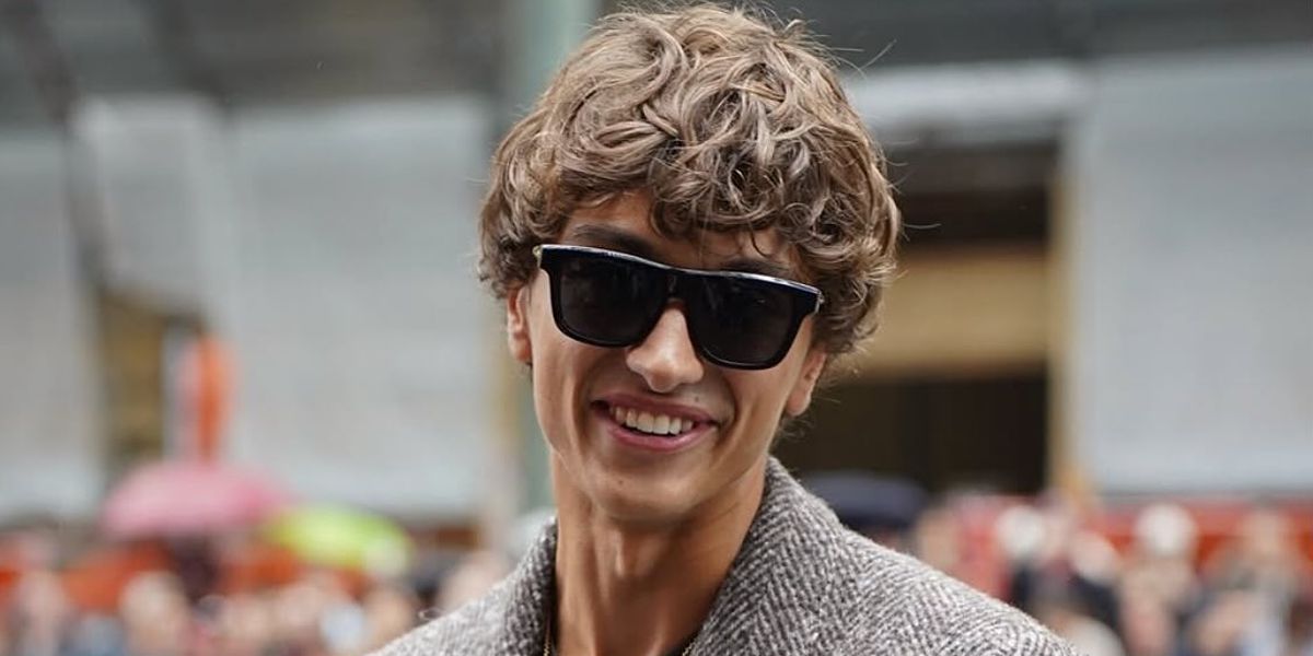 Gavin Casalegno was seen wearing black Dolce&Gabbana DG4521 501/1 sunglasses at the Dolce & Gabbana Spring/Summer 2026 fashion show during Milan Fashion Week.